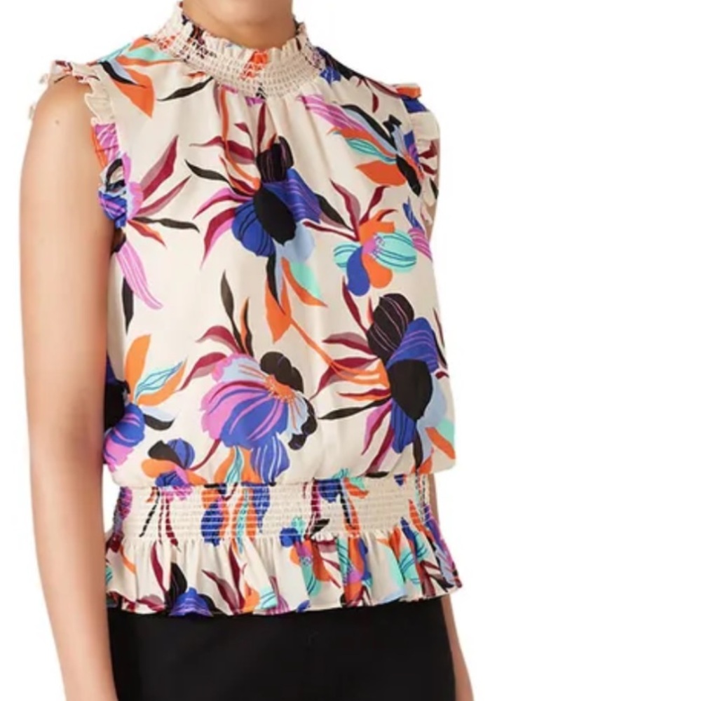 J.Crew
Floral Smocked Top
